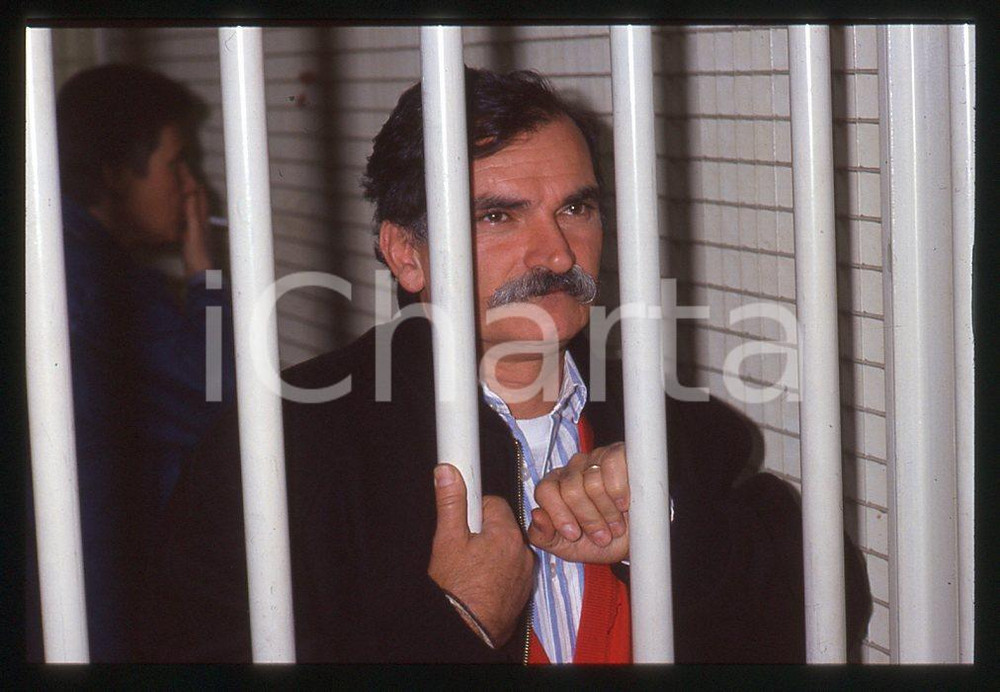 35mm vintage slide* 1982 Giovanni SENZANI PROCESSO BRIGATE ROSSE