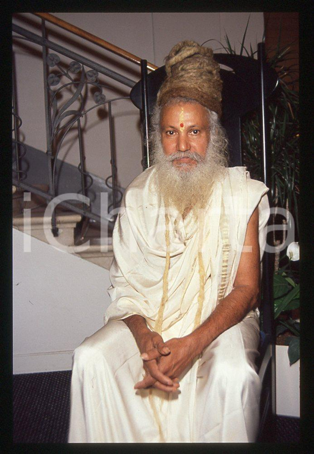 35mm vintage slide* 1990 Sri Sri Sri SATCHIDANANDA YOGI 12