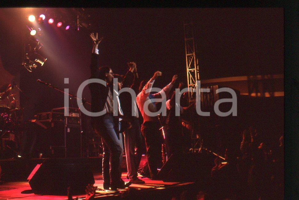 35mm vintage slide* 1988 MUSICA  gruppo STADIO in concerto 3