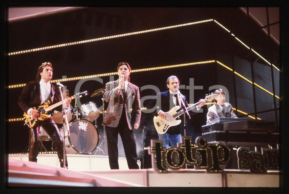 35mm vintage slide* 1984 MUSICA SANREMO  gruppo STADIO 3