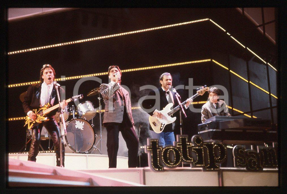 35mm vintage slide* 1984 MUSICA SANREMO  gruppo STADIO 4