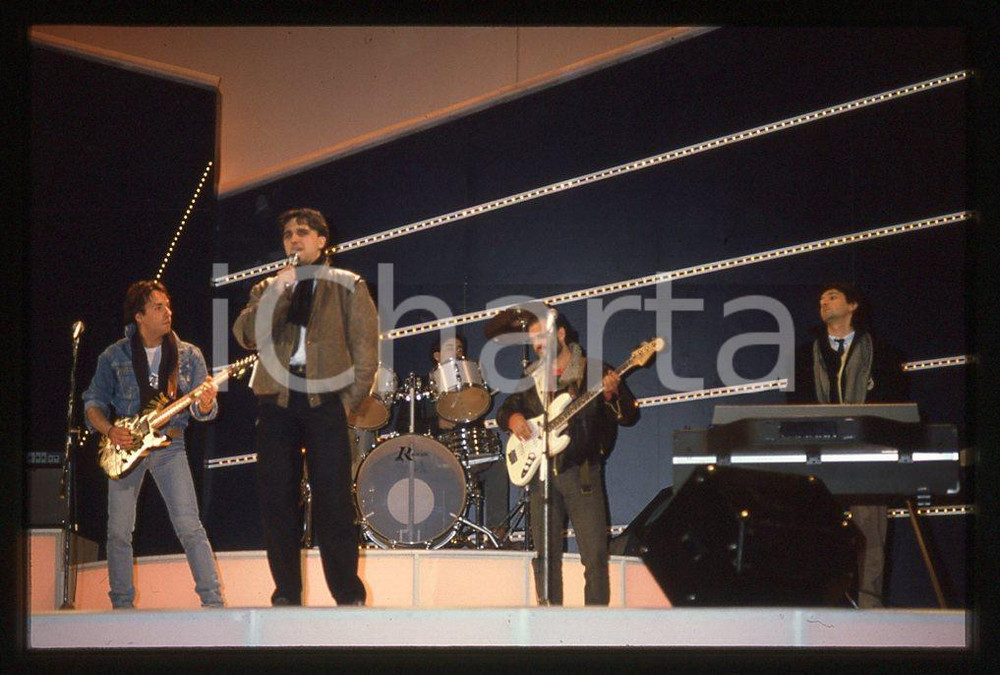 35mm vintage slide* 1984 MUSICA SANREMO  gruppo STADIO 1
