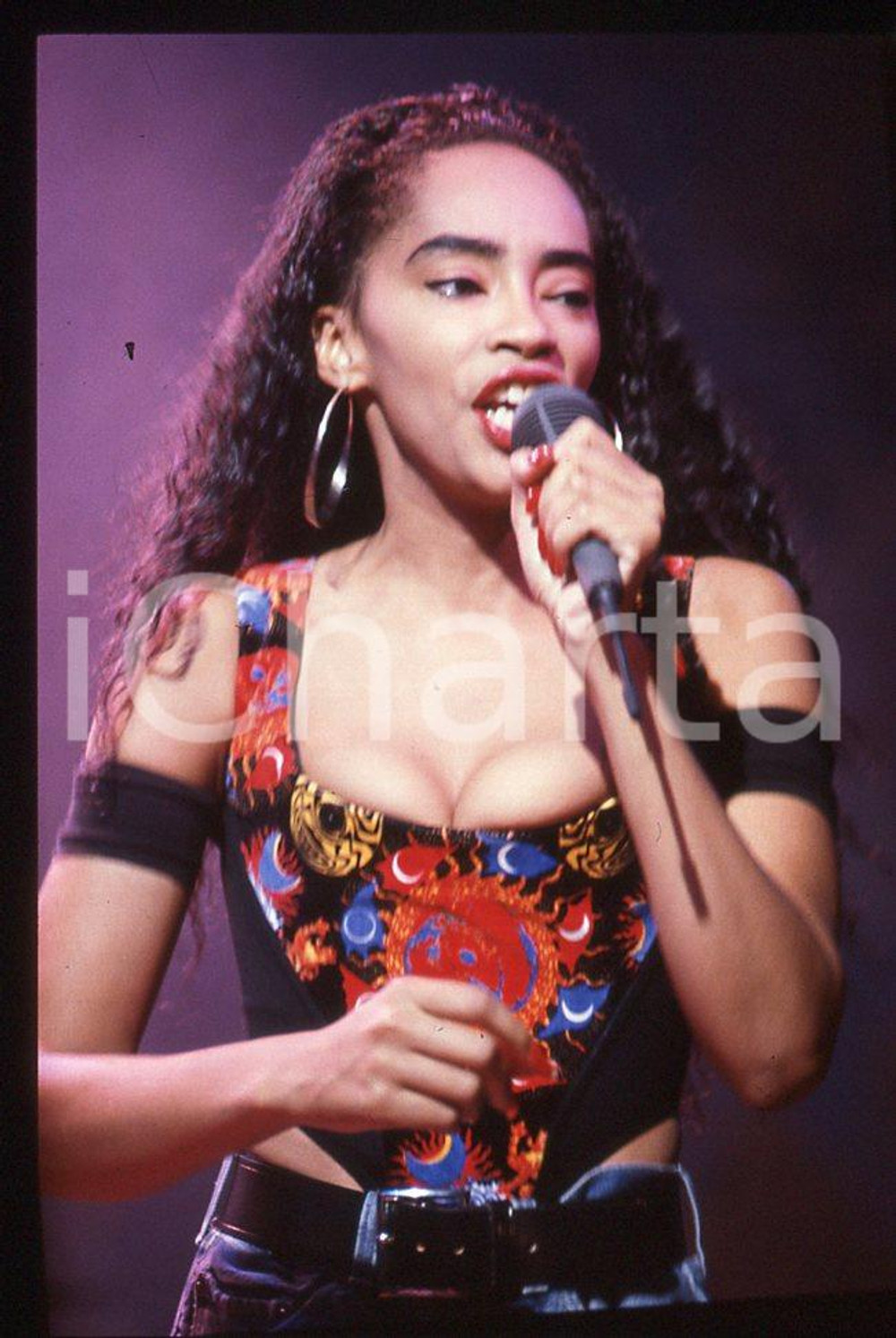 35mm vintage slide* 1992 MUSICA  Jody WATLEY in concerto 1