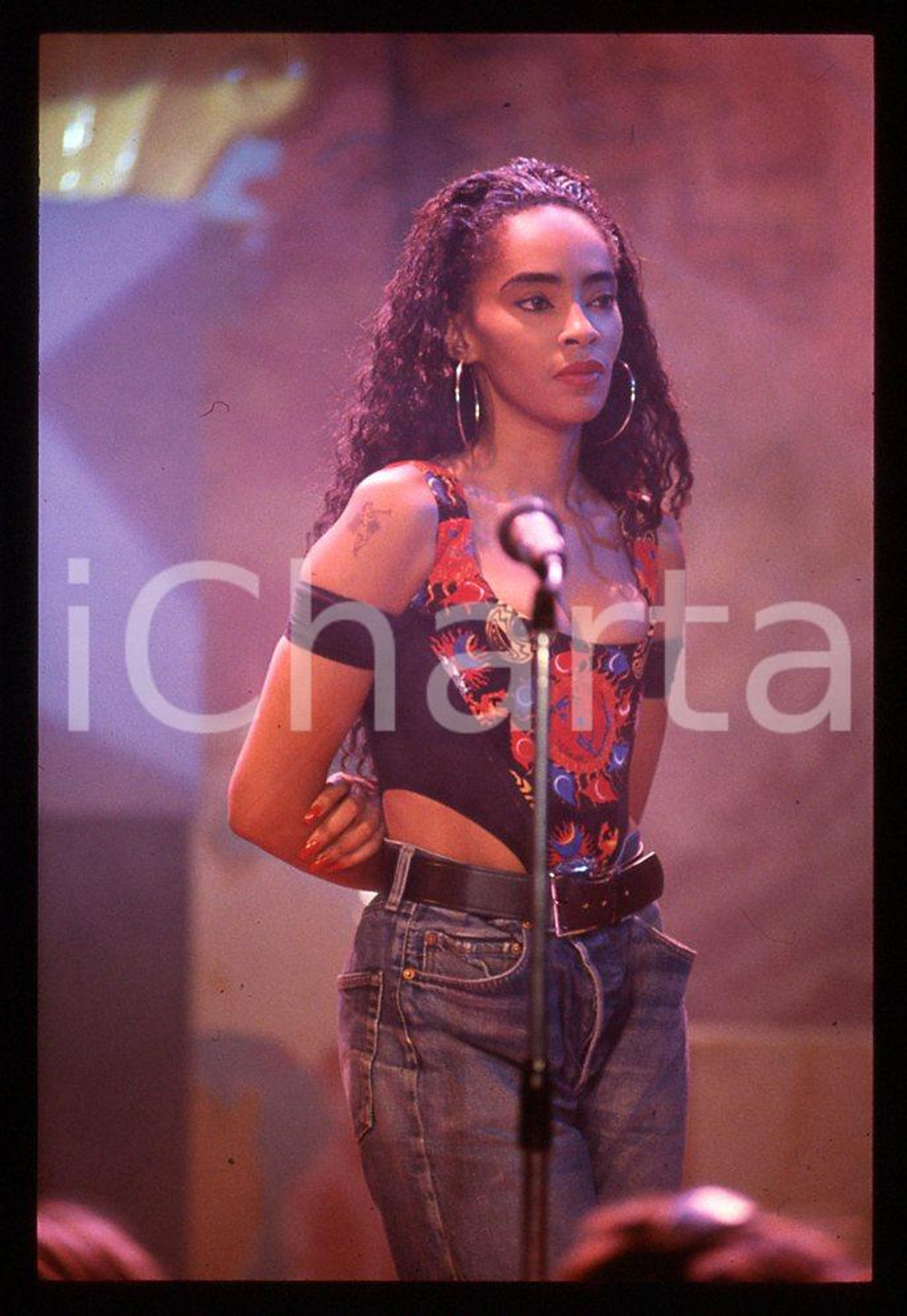 35mm vintage slide* 1992 MUSICA  Jody WATLEY in concerto 2