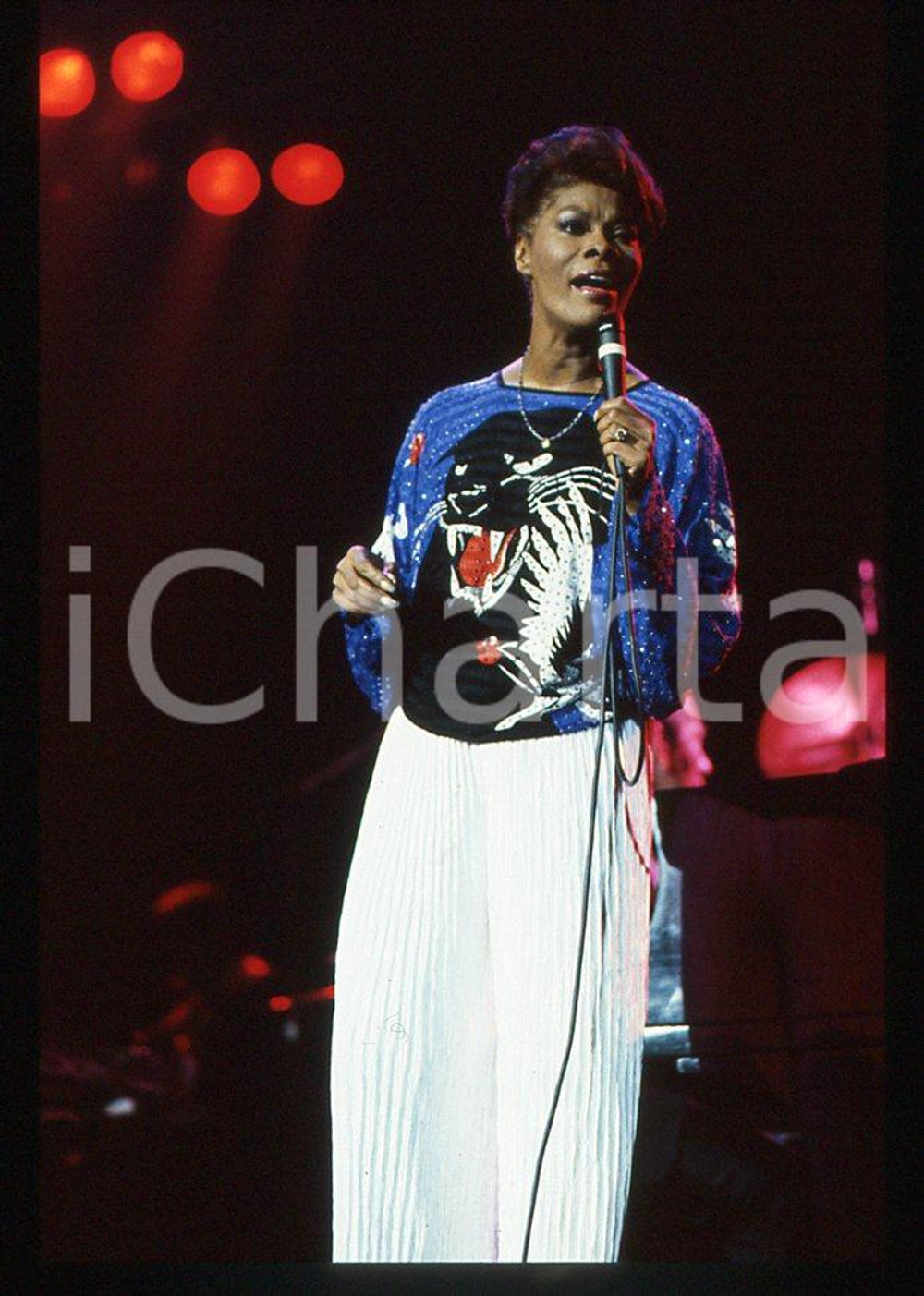 35mm vintage slide* 1991 MUSICA Dionne WARWICK in concerto 6