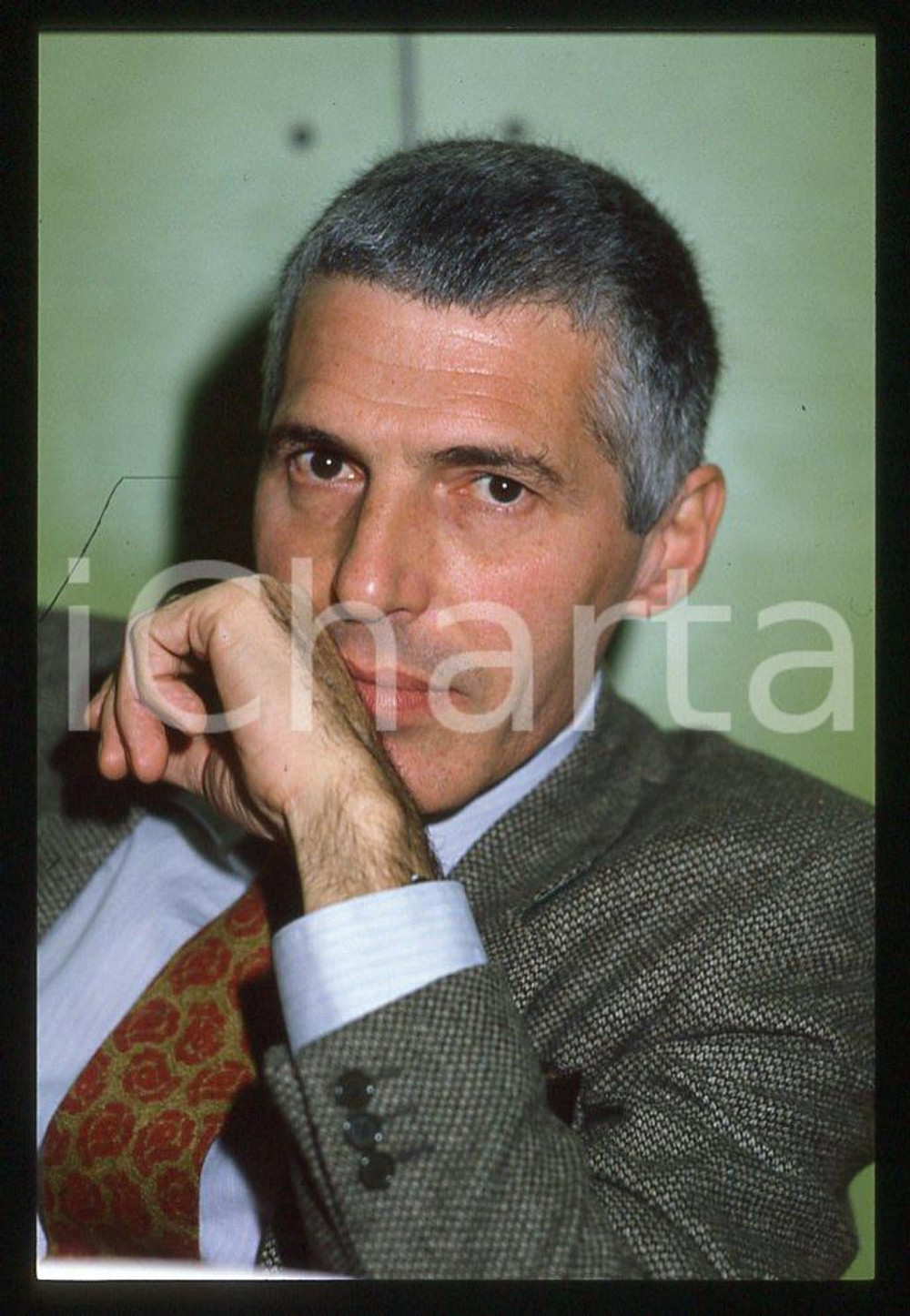 35mm vintage slide* 1996 FUMETTISTA  Guido CREPAX 1