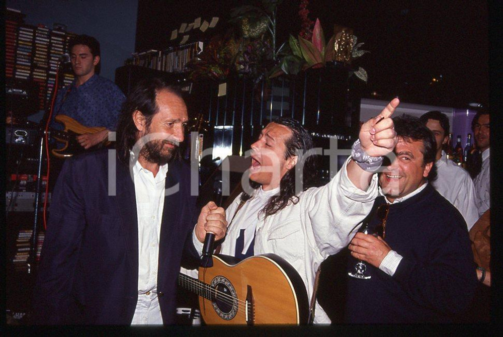35mm vintage slide* 1991 MUSICA  Andrea MINGARDI   e Paolo BELLI 4