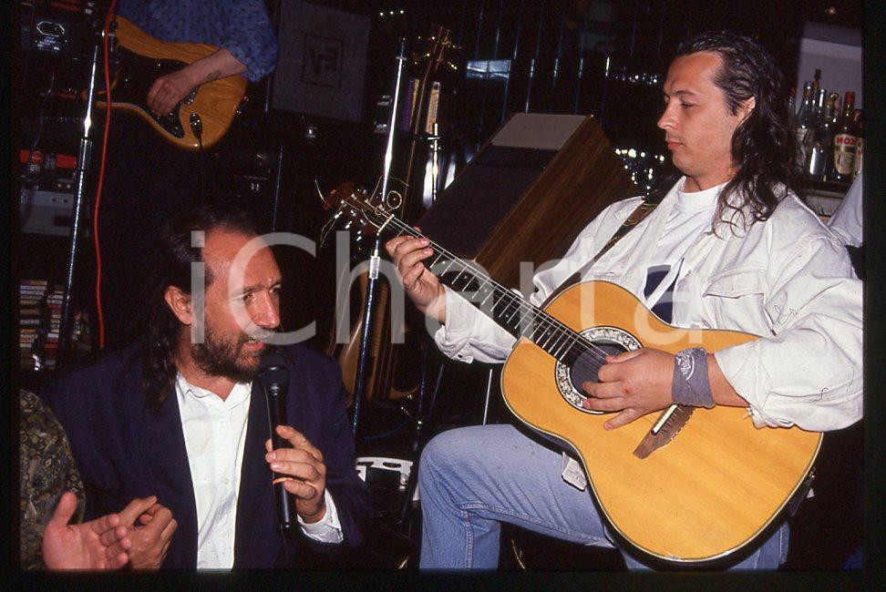 35mm vintage slide* 1991 MUSICA  Andrea MINGARDI   e Paolo BELLI 7
