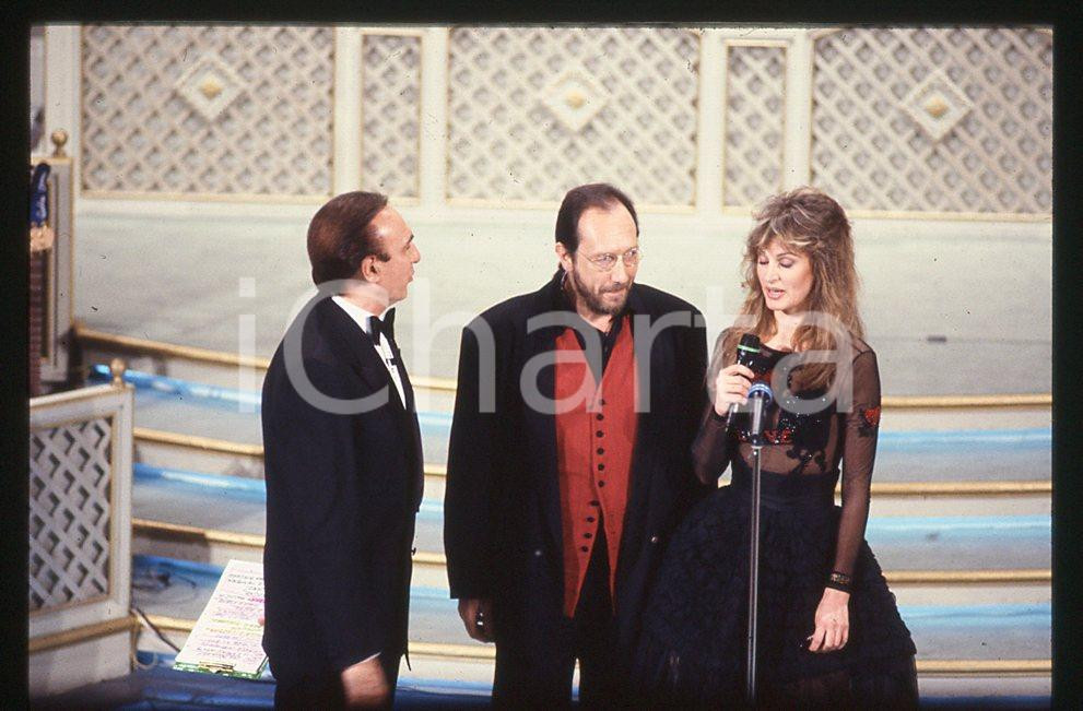 35mm vintage slide* 1995 FESTIVAL SANREMO  Andrea MINGARDI