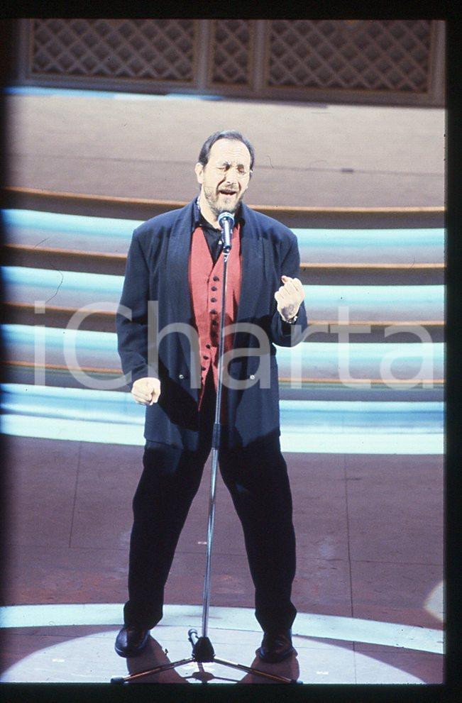 35mm vintage slide* 1995 FESTIVAL SANREMO  Andrea MINGARDI 1