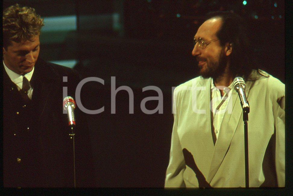 35mm vintage slide* 1992 SANREMO Andrea MINGARDI ed Alessandro BONO