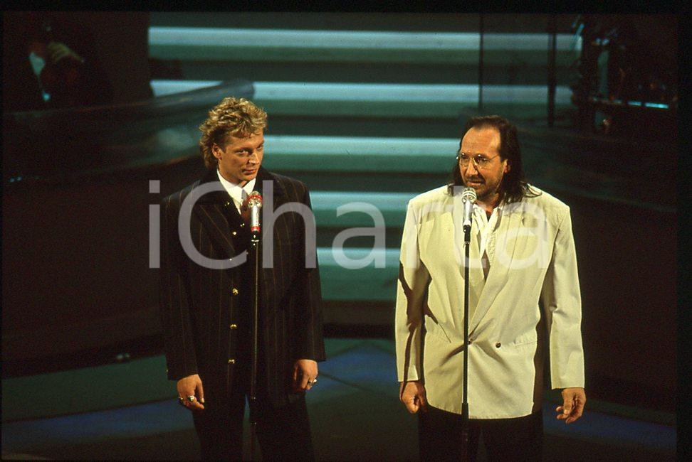 35mm vintage slide* 1992 SANREMO Andrea MINGARDI ed Alessandro BONO 5
