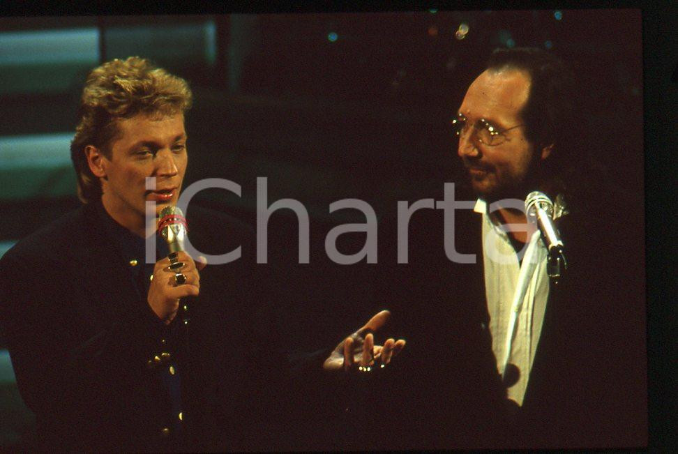 35mm vintage slide* 1992 SANREMO Andrea MINGARDI ed Alessandro BONO 11