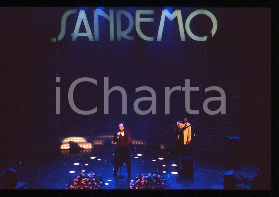 35mm vintage slide* 1996 FESTIVAL SANREMO Andrea MINGARDI 4