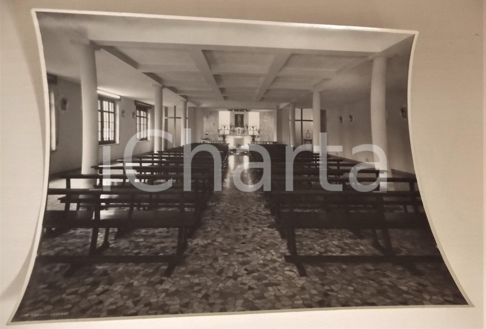 Fotografia d epoca originale 1950 ca LEGNANO La cappella dell ospedale  Foto artistica GIOVARA 30x23 cm 1