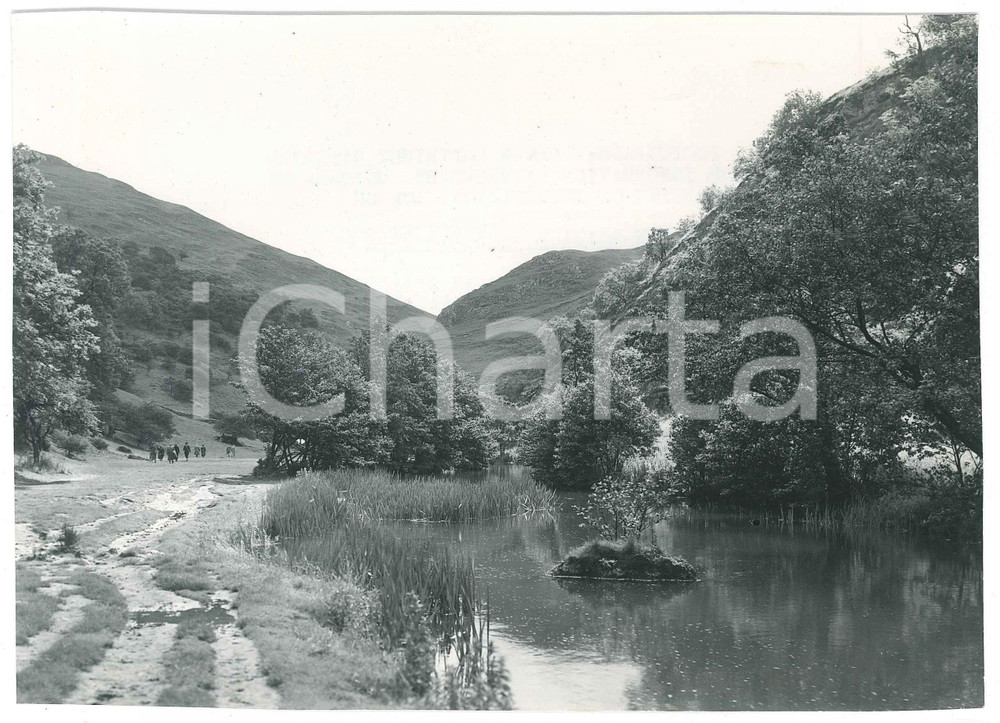 Fotografia d epoca originale 1966 DOVEDALE UK Countryside of the Peak District  Vintage photo 20x15 cm 1