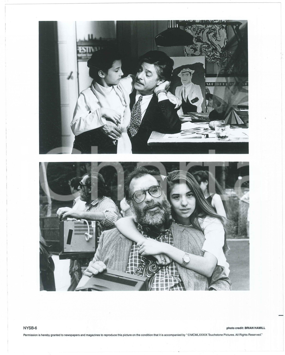 1989 CINEMA "New York Stories" Sofia e Francis Ford COPPOLA Giancarlo GIANNINI
