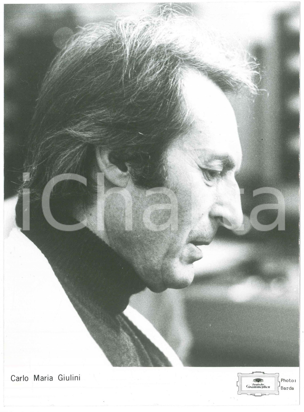 1990 ca MUSICA Carlo Maria GIULINI Ritratto del direttore d'orchestra - Foto (2)