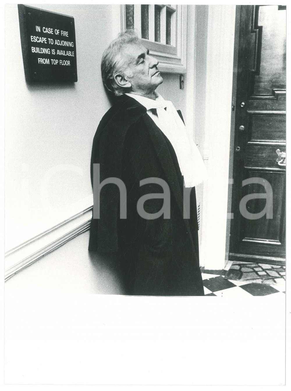 1977 MUSICA CLASSICA Leonard BERNSTEIN Photo 17x24 cm Fotografia d'epoca. GOOD/buono  Formato: 17x24 cm originale e autentica 1