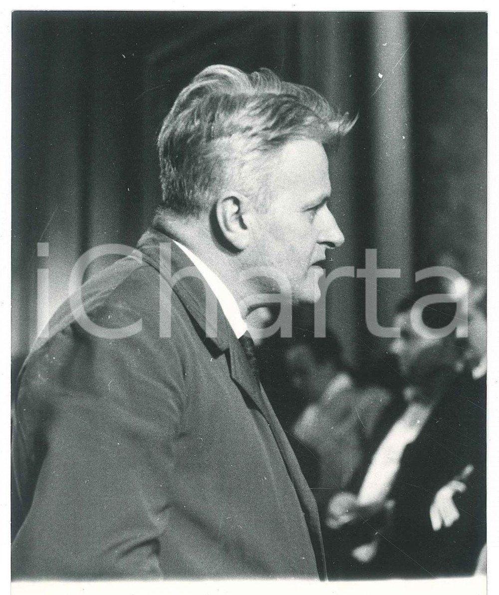 Fotografia d epoca originale 1990 ca MUSICA CLASSICA Gianandrea GAVAZZENI Direttore d orchestra  Foto 10x14 1