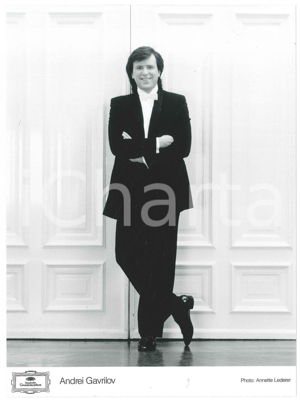 1990 ca MUSICA - Andrej VladimiroviÄ GAVRILOV Ritratto del pianista - Foto (1) Fotografia di agenzia. GOOD/buono  Formato: 18x24 cm originale e autentica 1