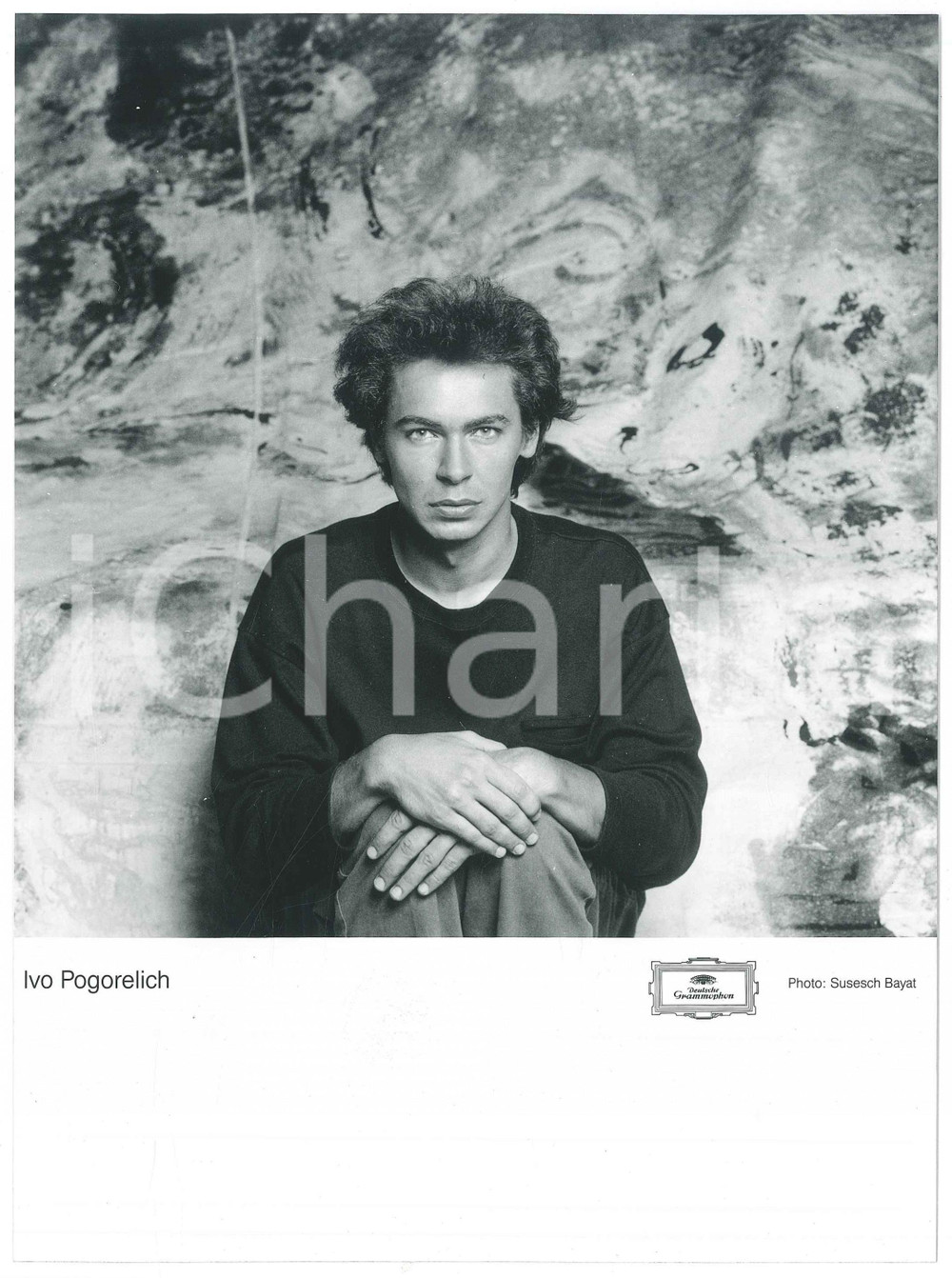 1985 ca MUSICA - Ivo POGORELICH Ritratto del pianista - Foto 18x24 cm (4) Fotografia di agenzia realizzata per Deutsche Grammophon. GOOD/buono  Formato: 18x24 cm originale e autentica 1