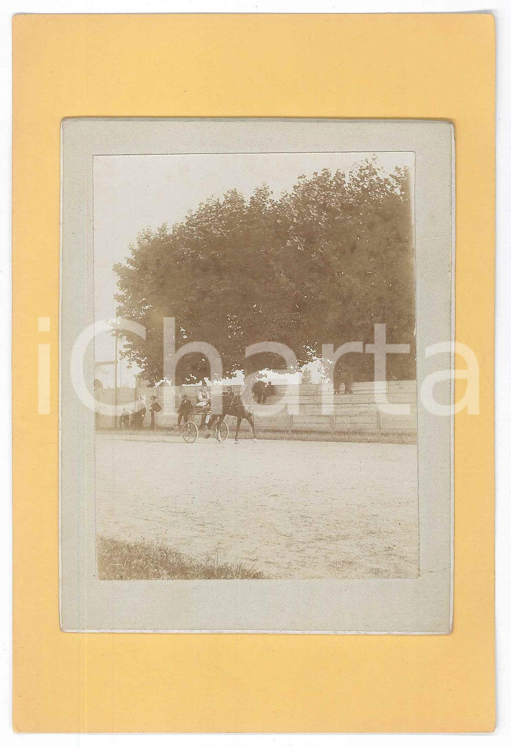 1900 ca ITALIA - IPPICA - Gara al trotto - Carabinieri *Foto 12x18 cm