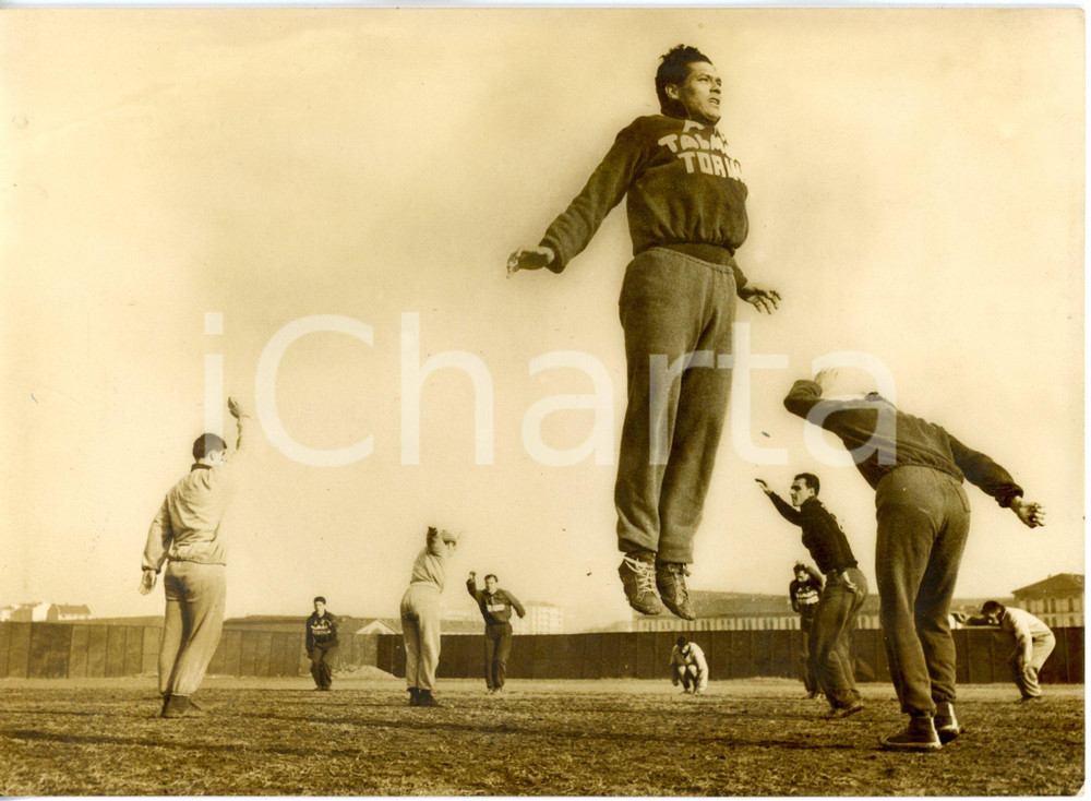 1959 CALCIO TALMONE-TORINO - Dionisio ARCE durante l'allenamento *Foto 18x13