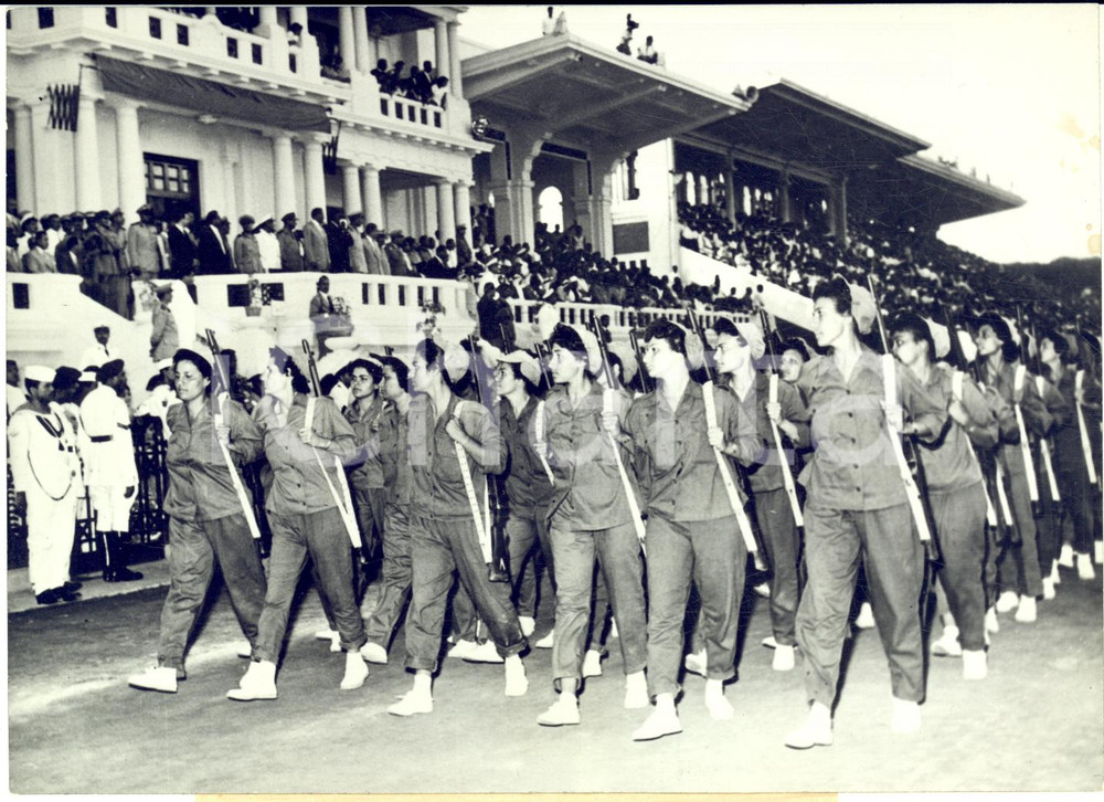 1959 ALEXANDRIA (EGYPT) Anniversary of the Revolution - Women Parade *Photo