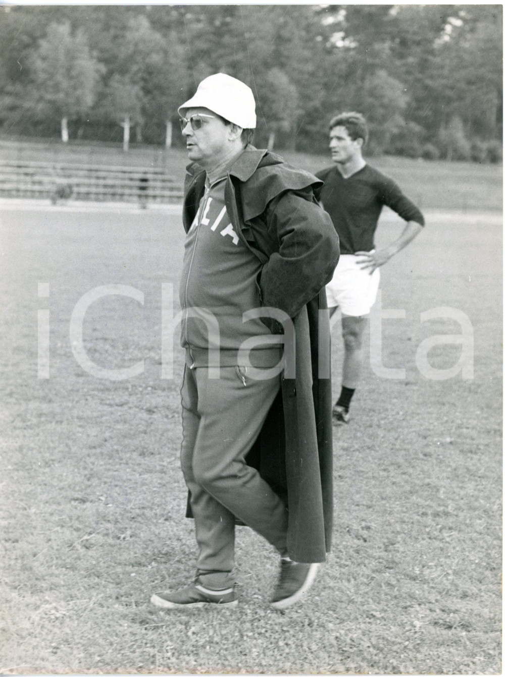 1966 APPIANO GENTILE - CALCIO Allenamento NAZIONALE - Il ct Edmondo FABBRI *Foto