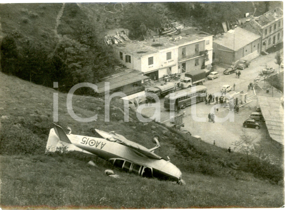 1961 PASSO DEL TURCHINO Incidente aereo - Il velivolo militare precipitato *Foto