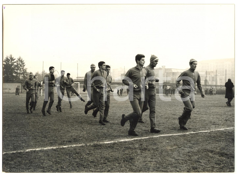 1963 TORINO CALCIO Allenamento della NAZIONALE *Foto 18x13 cm