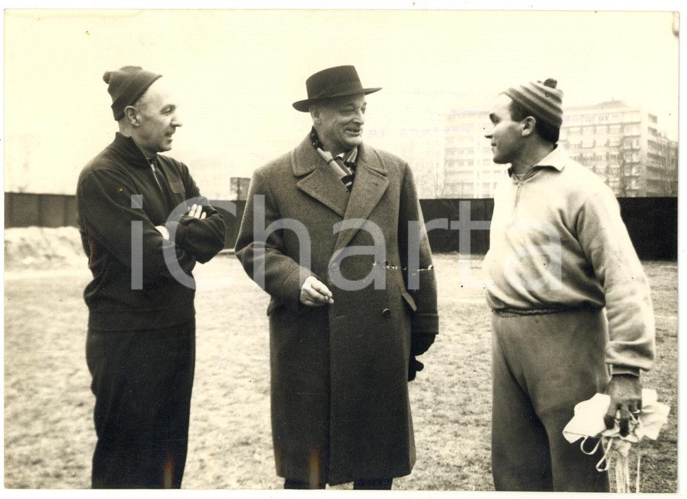 1959 CALCIO TALMONE TORINO - Imre SENKEY Giacinto ELLENA *Foto 18x13 cm