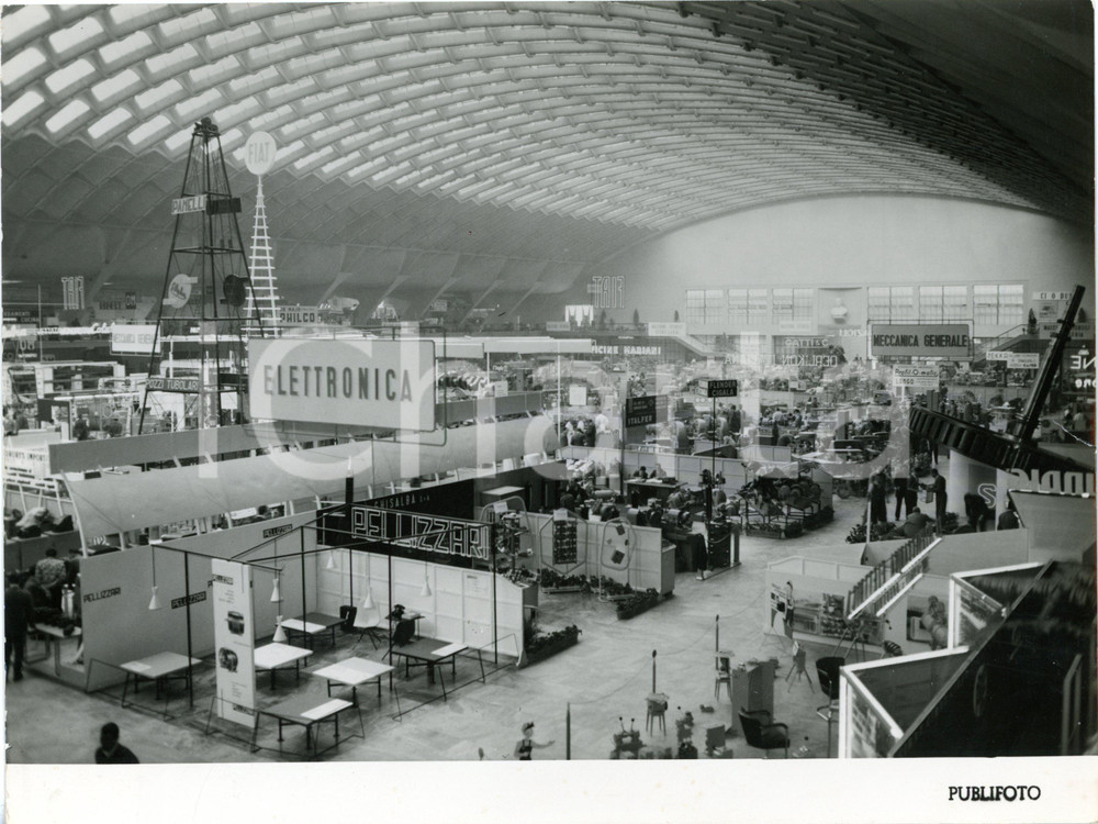 1955 TORINO V° Salone Internazionale della Tecnica - Veduta panoramica *Foto