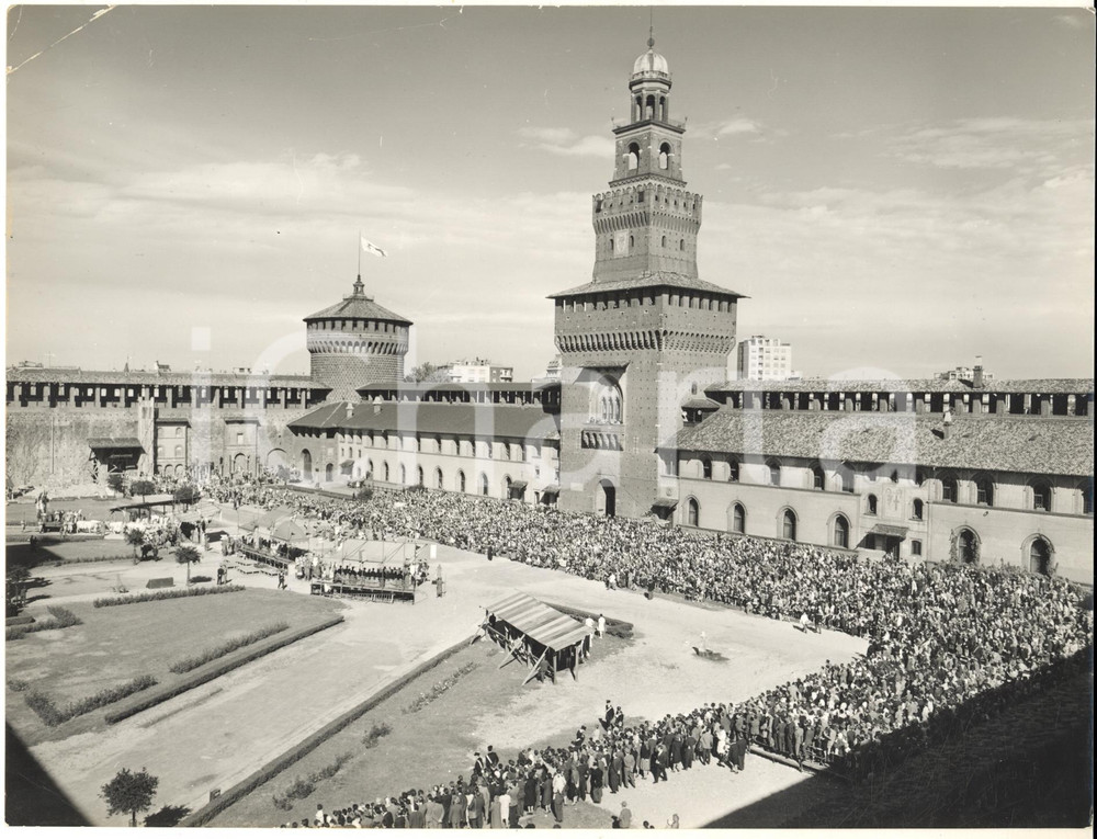 1962 MILANO Castello Sforzesco - SCHERMA - "Festa d'Armi di Sant'Ambrogio"