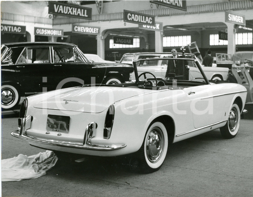 1959 GENEVE - Salone dell'Automobile - FIAT 1200 Spider *Foto 24x18