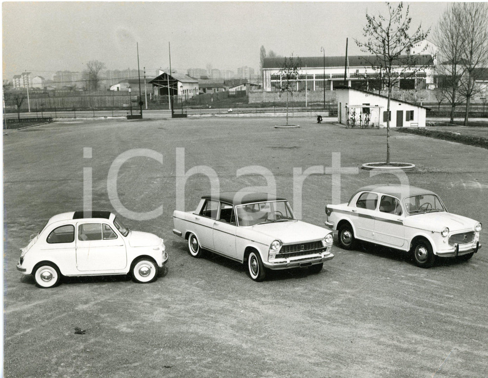 1959 TORINO Auto FIAT per Salone di GINEVRA "500 Apribile - 1800 - 1100 Lusso"