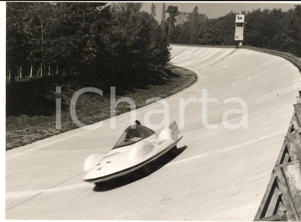1957 MONZA AUTOMOBILISMO Prove di velocità per auto ABARTH *Foto 18x13 cm