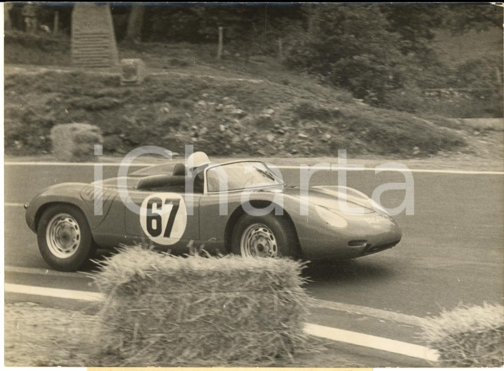 1960 AUTOMOBILISMO 6 Heures d'Auvergne - Joakim BONNIER su PORSCHE *Foto