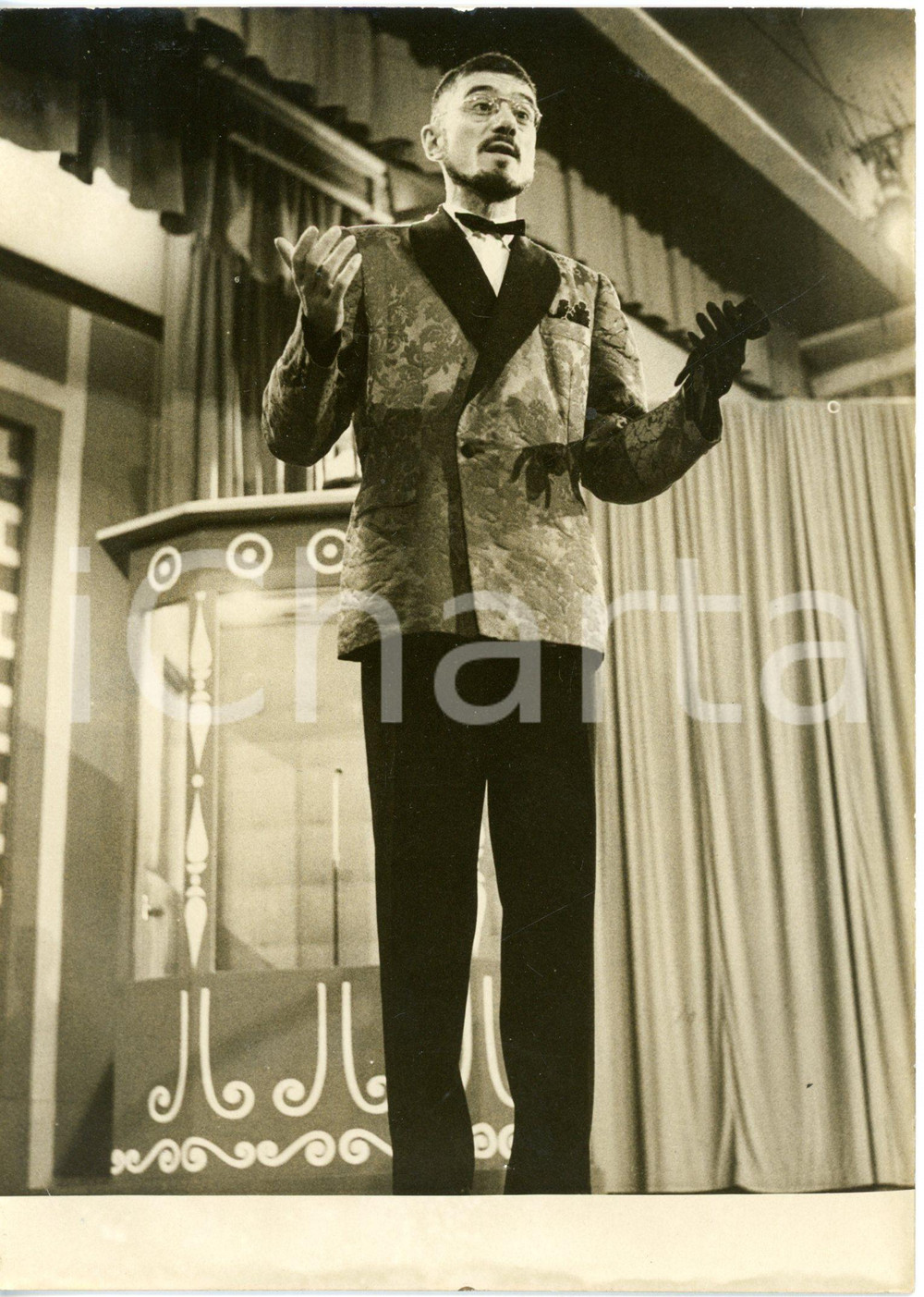 1956 LASCIA O RADDOPPIA? - Il concorrente Gianluigi MARIANINI *Foto 13x18