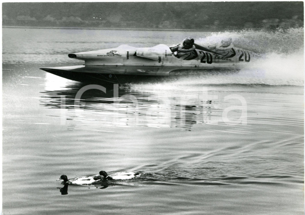 1969 MOTONAUTICA MILANO Idroplano Eugenio MOLINARI #20 motore ALFA ROMEO RANIERI