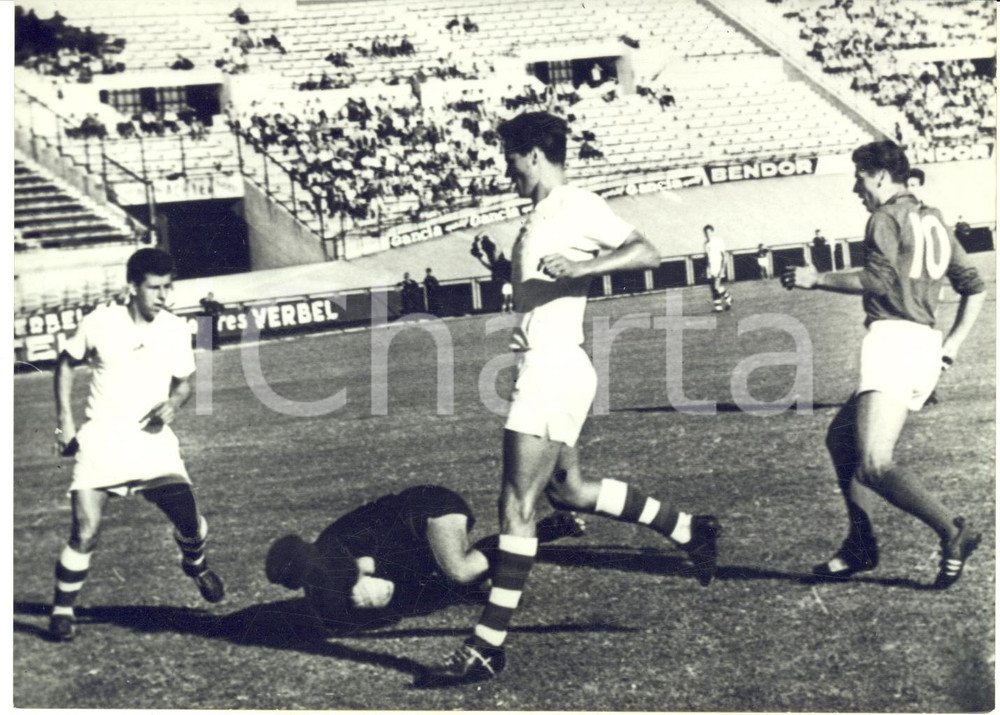 1960 MARSEILLE Europei CALCIO - FRANCIA-CECOSLOVACCHIA Finale 3° posto - Parata