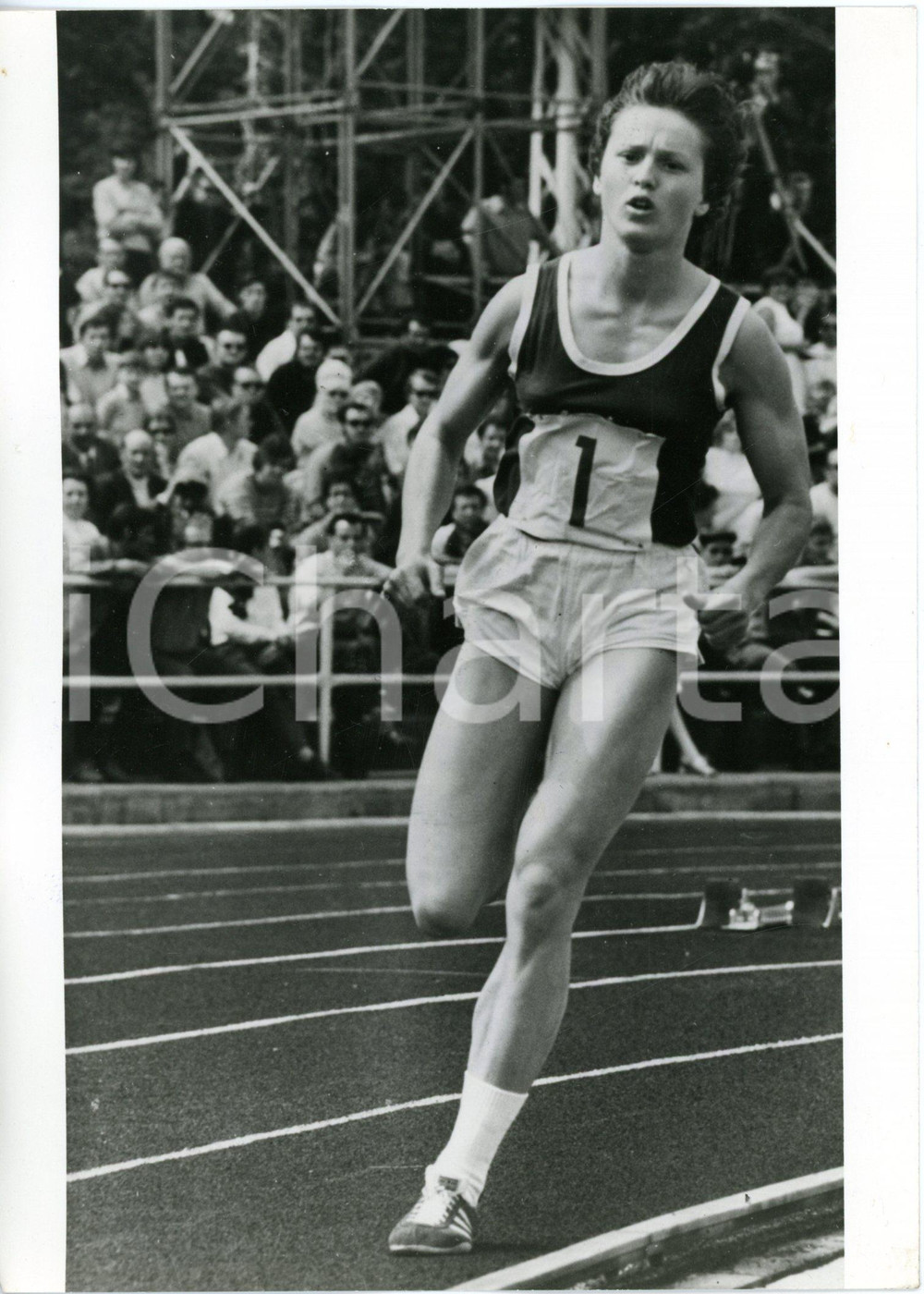 1972 LONDON - ATLETICA LEGGERA - Monika ZEHRT record europeo 400 metri *Foto