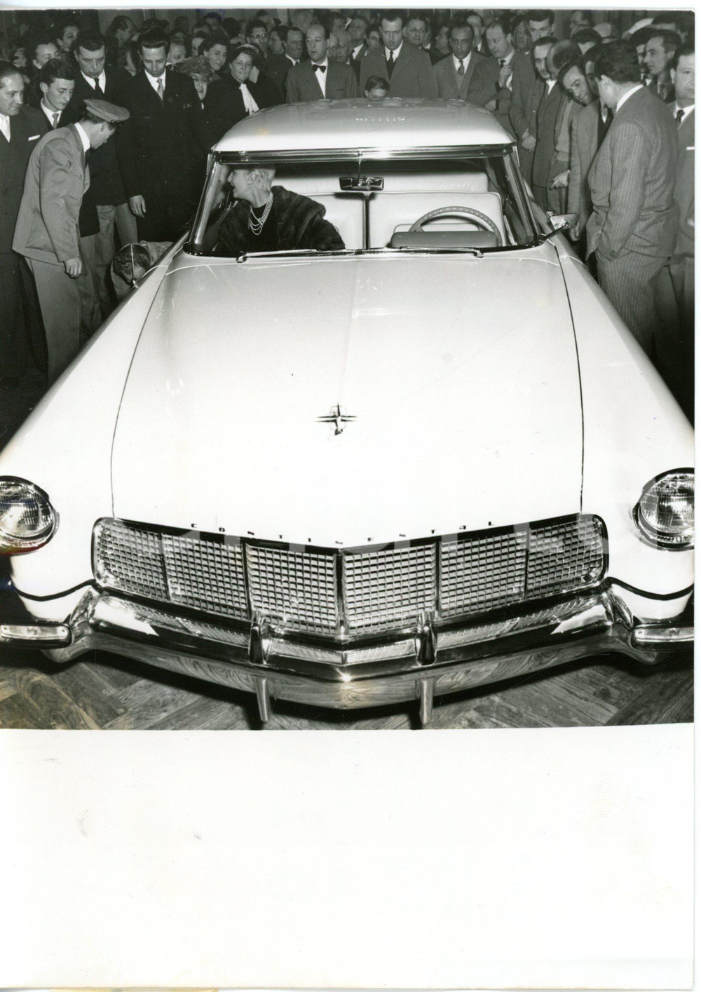1956 MILANO - Presentazione nuova FORD LINCOLN Continental Mark II *Foto 18x13