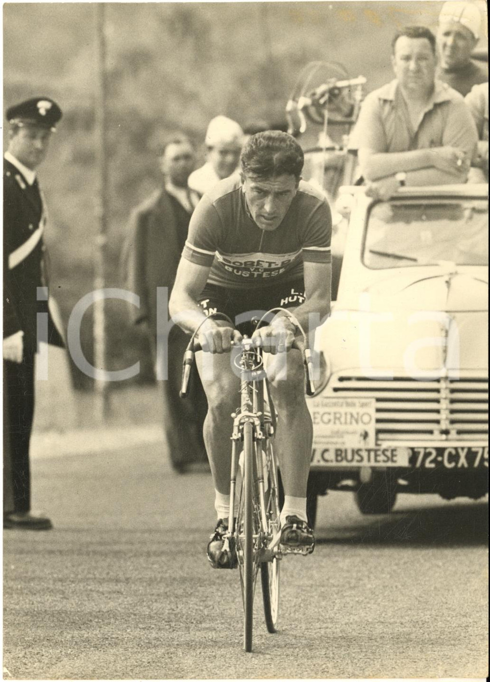 1957 CICLISMO GIRO D'ITALIA 2^ tappa - Louison BOBET conquista la maglia rosa
