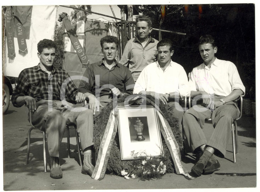 1954 MILANO CANOTTAGGIO Quattro s.t. MOTO GUZZI - ORO ai Campionati Europei