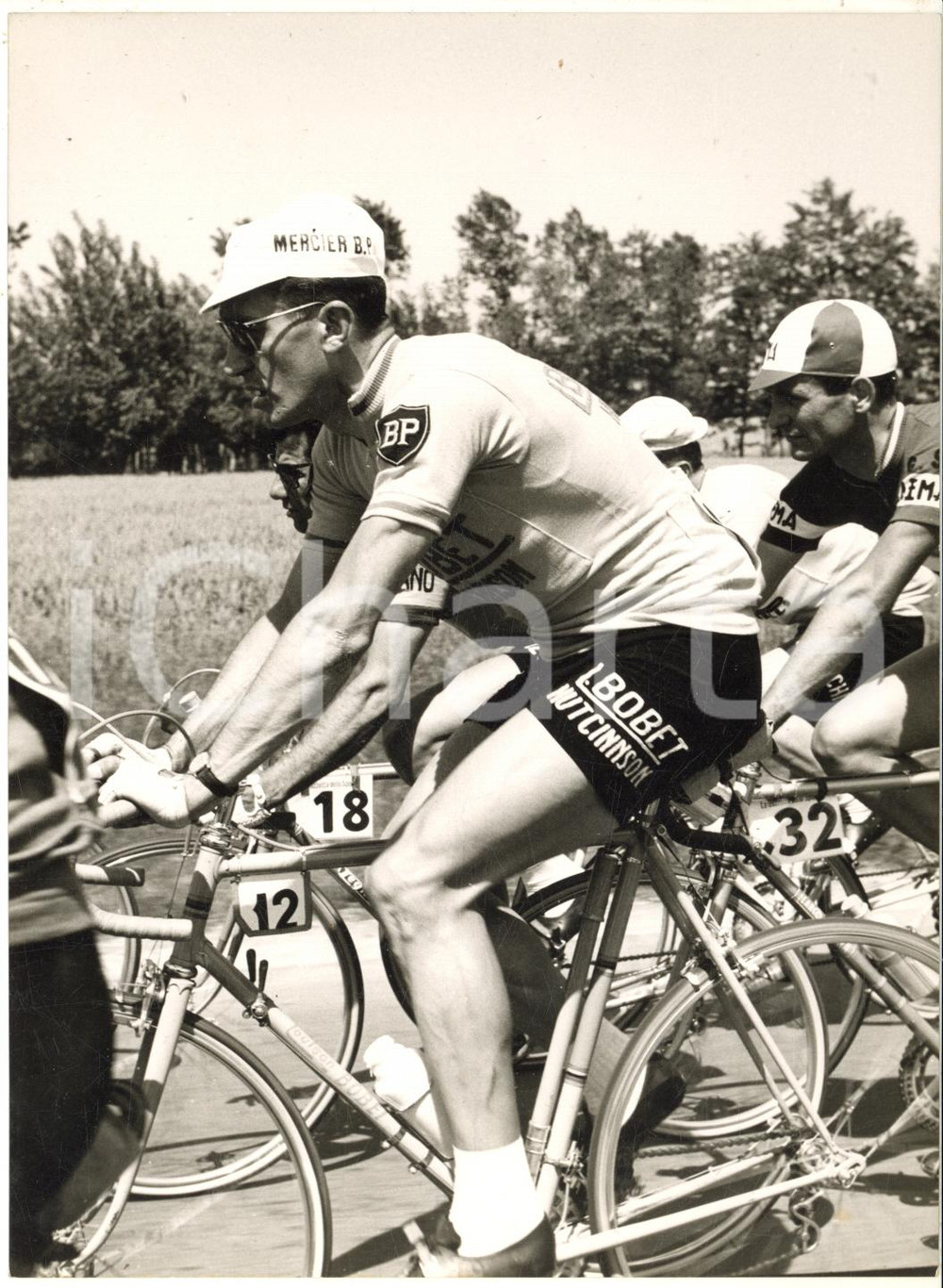 1959 CICLISMO GIRO D'ITALIA 1^ Tappa - Louison BOBET in gara *Foto 13x18 cm