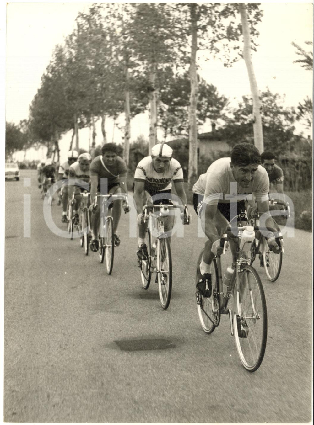 1957 (?) CICLISMO GIRO D'ITALIA 3^ tappa - Louison BOBET nelle prime posizioni