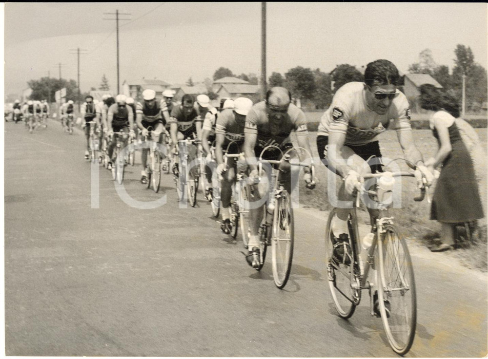 1958 (?) CICLISMO GIRO D'ITALIA 3^ tappa - Louison BOBET e Giancarlo ASTRUA Foto