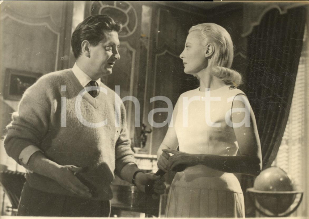 1957 CINEMA "Retour de manivelle" Michèle MORGAN avec Denys DE LA PATELLIERE